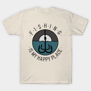 Fishing is My Happy Place T-Shirt